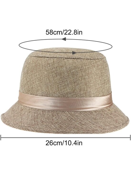 Glamorstar Vintage Felt Cloche Hat Winter Floral Fedora Bucket Hat Bowler Hats main image 6